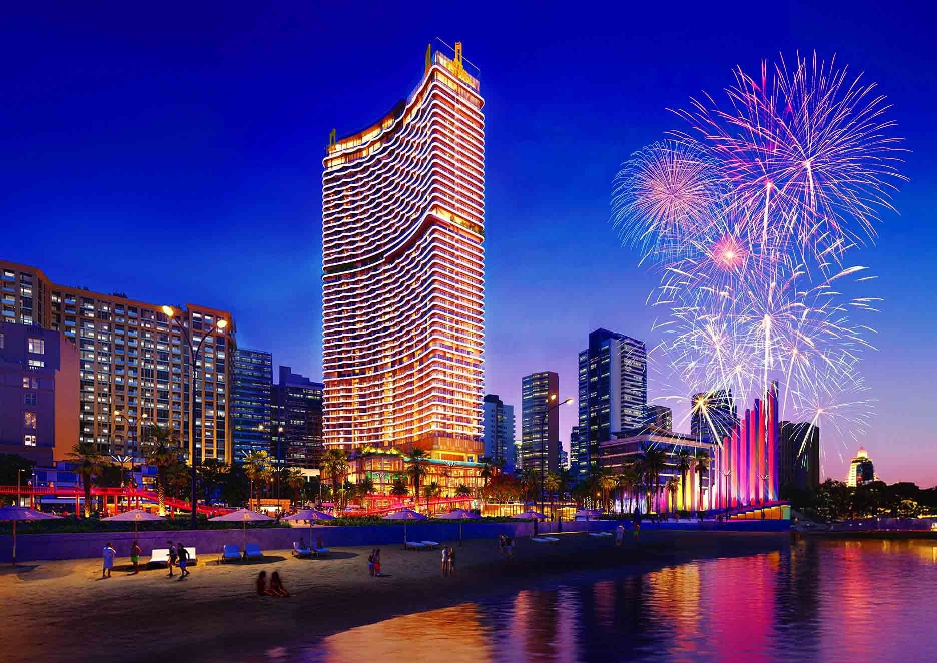 Rendering della torre Five Star Odyssey di 50 piani.