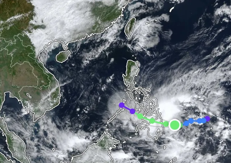 南シナ海では、2026年最初の台風が発生する可能性が高い。