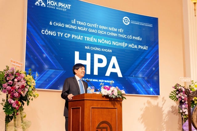 Cổ phiếu công ty nông nghiệp Hòa Phát chính thức lên sàn HOSE- Ảnh 1.