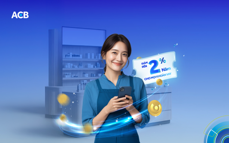 ACB는 사업 가계에 대한 대출 금리를 매년 2%씩 인하합니다 - 이미지 1.