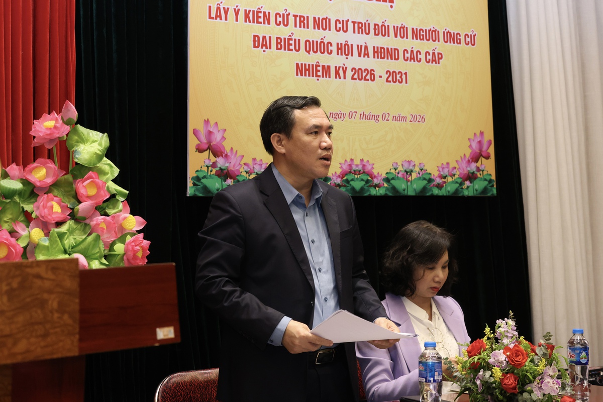 Cử tri nơi cư trú nhất trí giới thiệu bà Nguyễn Thị Thanh, bà Trần Lan Phương ứng cử đại biểu Quốc hội khoá XVI- Ảnh 1.