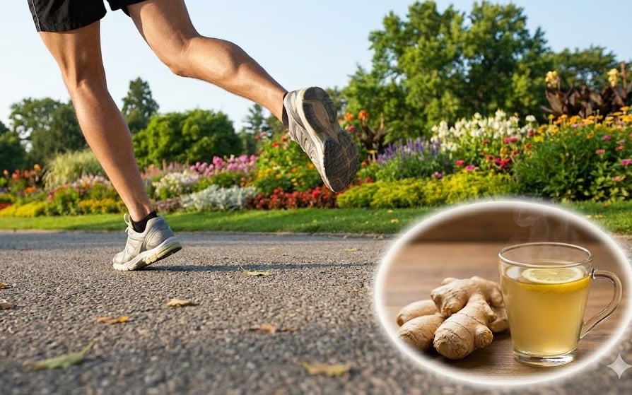 Il momento migliore per mangiare zenzero per alleviare gonfiore e indigestione - Immagine 2. Nước gừng - Liệu pháp tự nhiên hỗ trợ phục hồi cơ bắp sau chạy bộ
