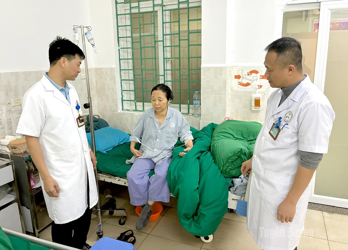 The patient recovered quickly and is in stable condition after the procedure.