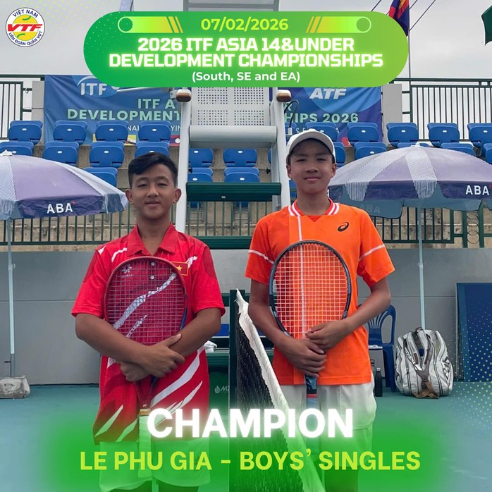 Un joueur de tennis de 13 ans originaire de Hô Chi Minh-Ville remporte un tournoi junior ITF - Photo 1.