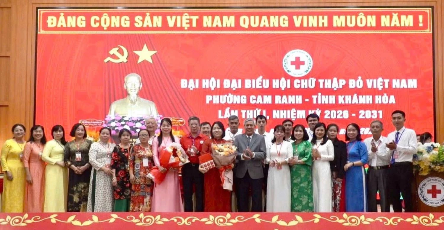 Đại hội đại biểu Hội Chữ thập đỏ phường Cam Ranh lần thứ I - Vietnam.vn