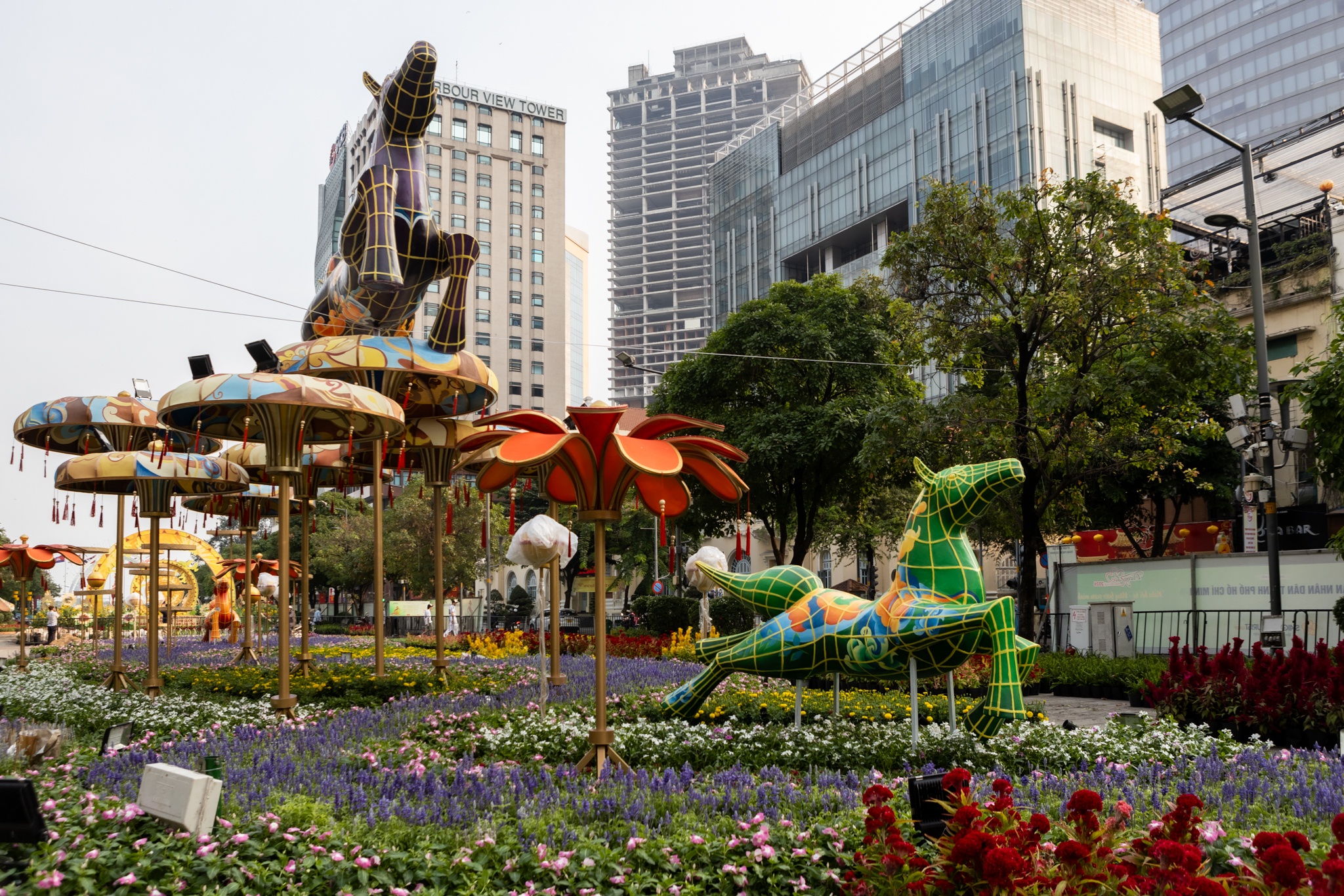 Photo 1 de la rue des fleurs de Nguyen Hue