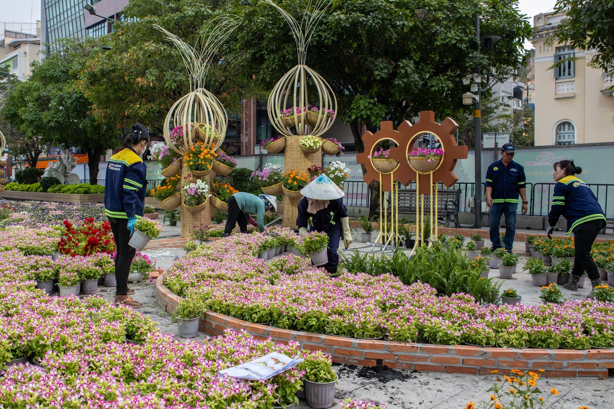 Photo 10 de la rue des fleurs de Nguyen Hue