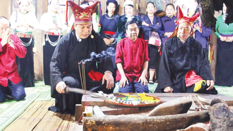 พิธีกรรมปีใหม่ของชาวม้ง (จังหวัดฟู้โถ)