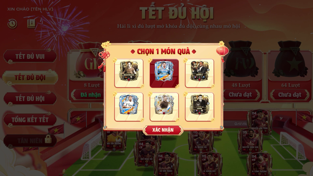 EA SPORTS FC Mobile Việt Nam tung sự kiện ‘Tết đủ đầy’: Lì xì 22.026 đá quý - Ảnh 3.