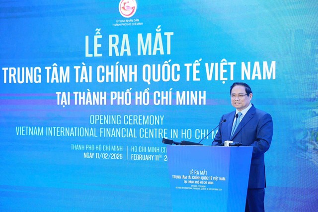 Thủ tướng đánh cồng chính thức ra mắt Trung tâm tài chính quốc tế Việt Nam tại TPHCM - Ảnh 2.