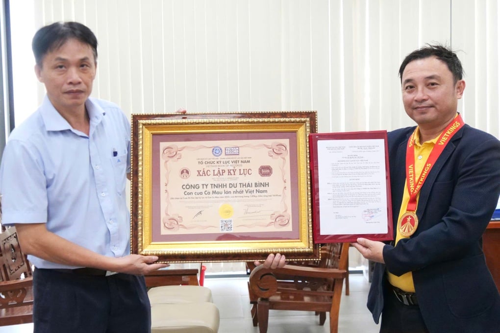 Assegnazione del record per il granchio Ca Mau più grande del Vietnam - 1