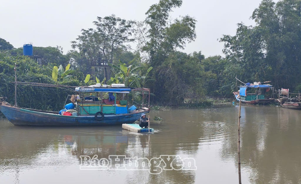 Hằng ngày người dân làng chài vẫn bám sông, bám biển để đánh bắt thủy sản.