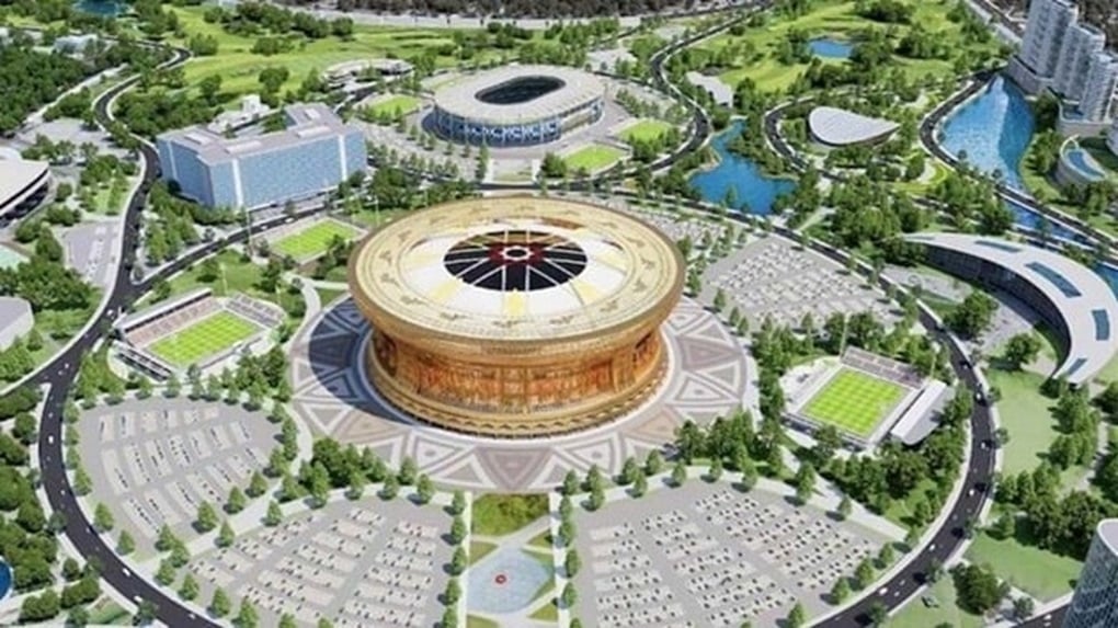 Chinese media reports on Vietnam building the world's largest stadium - 1