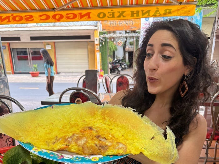 アメリカ人女性観光客が、ホーチミン市の素晴らしい料理を理由に2026年に3回ホーチミン市を再訪する - 写真3。