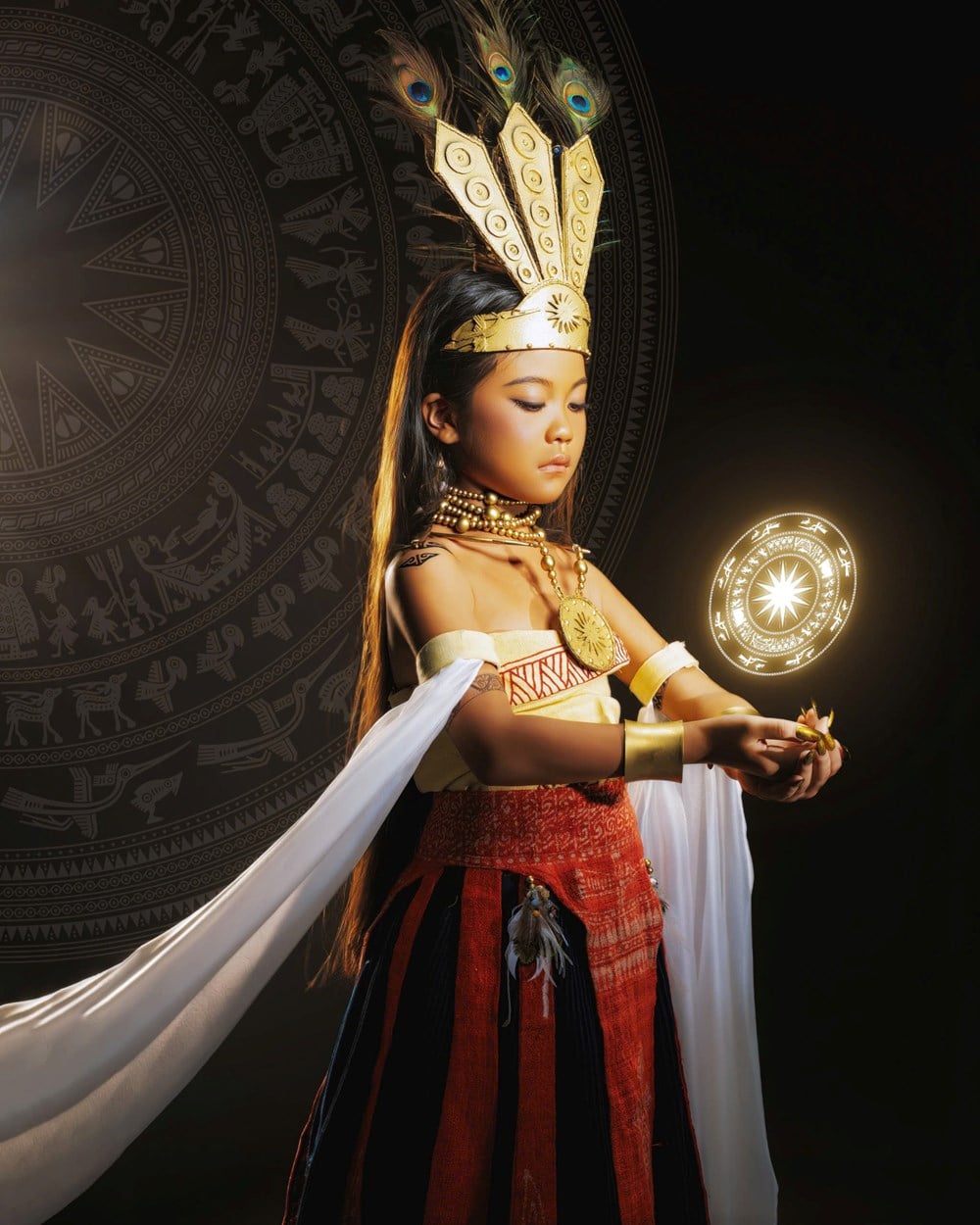 모두를 놀라게 하며 사극에 출연한 9세 아역 모델의 초상 - 사진 5