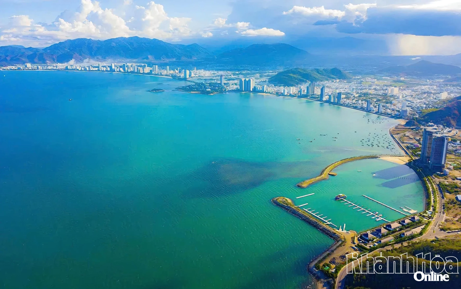 Una vista de la zona norte de Nha Trang.