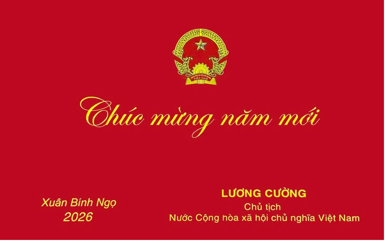 Novoroční blahopřání k Roku koně 2026 od prezidenta Luong Cuonga