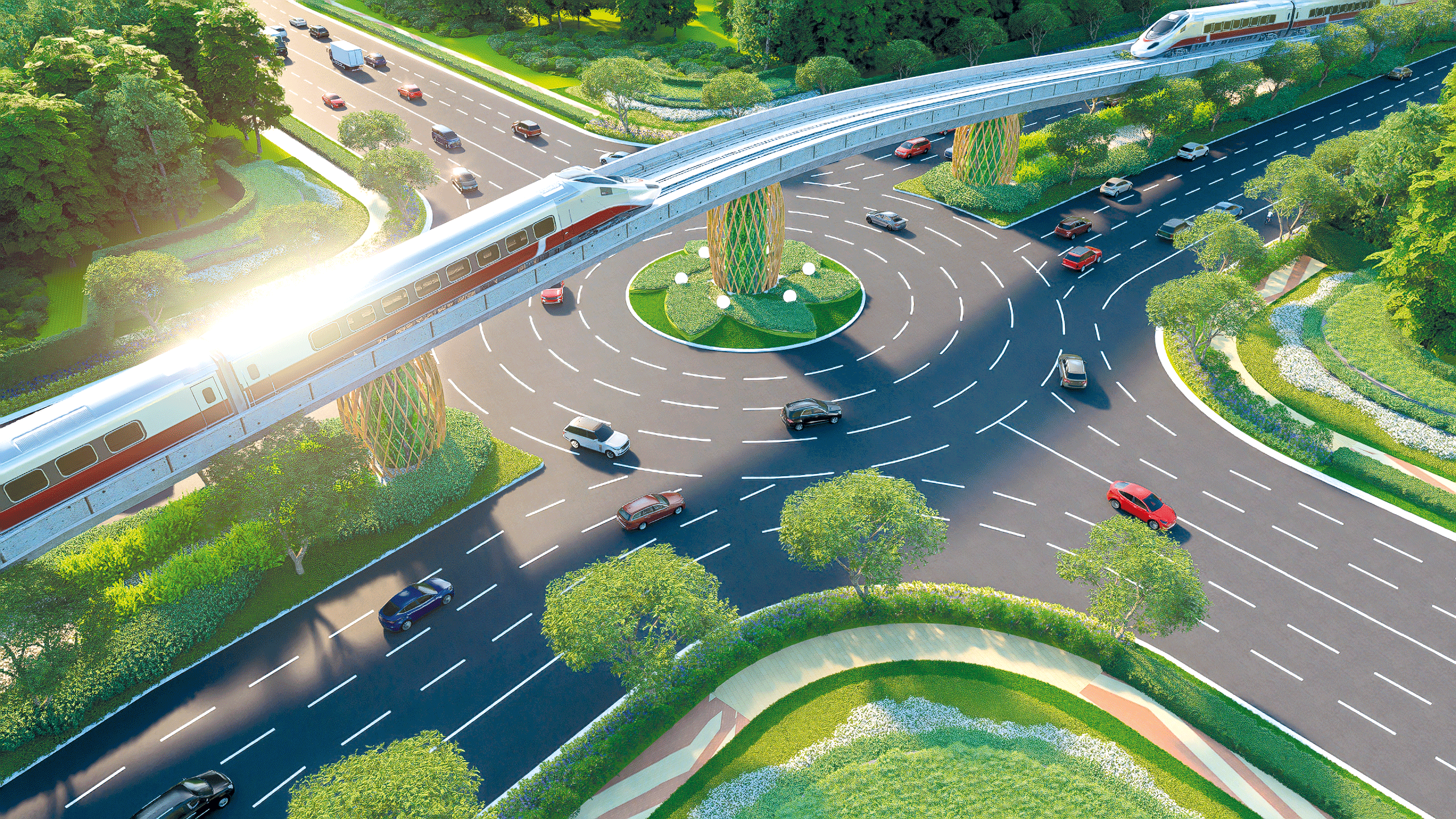 El tren ligero de tránsito rápido (LRT) de 18 kilómetros que conecta el aeropuerto con el centro de convenciones APEC y la parte sur de la isla es una solución al problema de la reducción de emisiones.