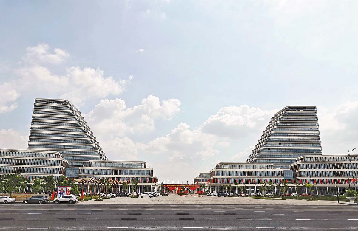 Il centro politico e amministrativo della città di Hai Phong
