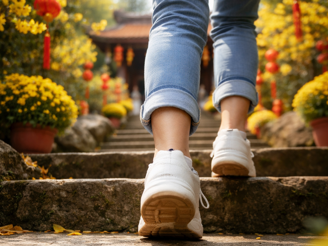 Đi bộ tham quan ngày Tết: người huyết áp cao nên vận động bao nhiêu là vừa? - Ảnh 1.