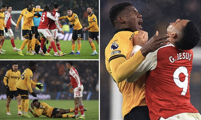 L'Arsenal ha subito un gol nei minuti di recupero, perdendo punti al Molineux - Foto 4.