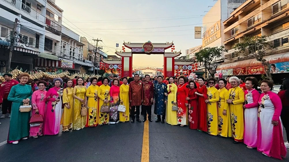 Le festival du Nouvel An lunaire du Vietnam, de la Thaïlande et de la Chine a attiré plus de 60 000 visiteurs.