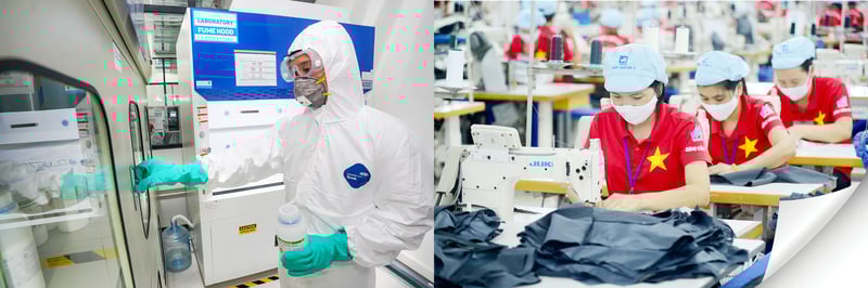 L'électronique et le textile figurent parmi les secteurs manufacturiers qui bénéficient d'un avantage concurrentiel évident.