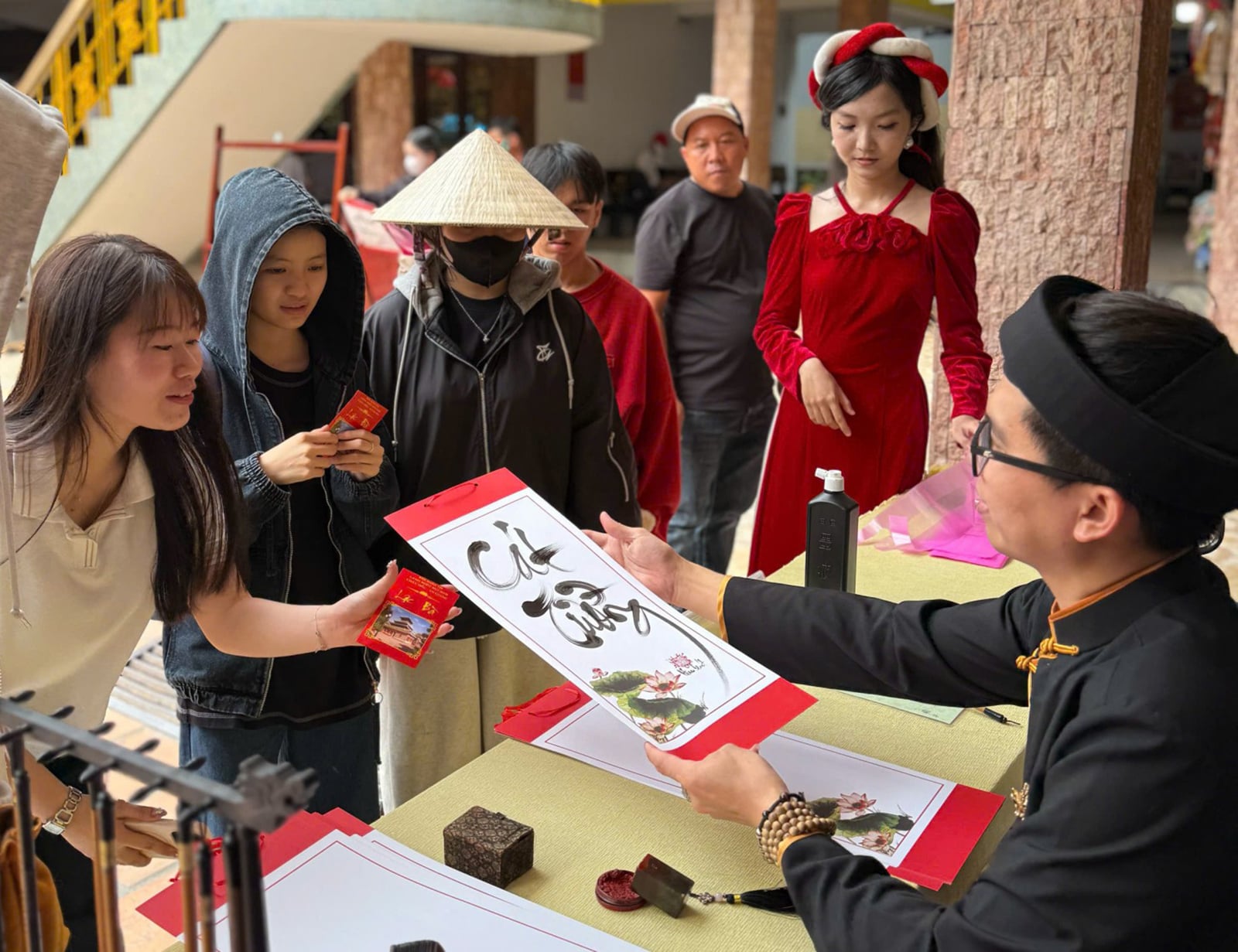 वसंत ऋतु की सुलेख