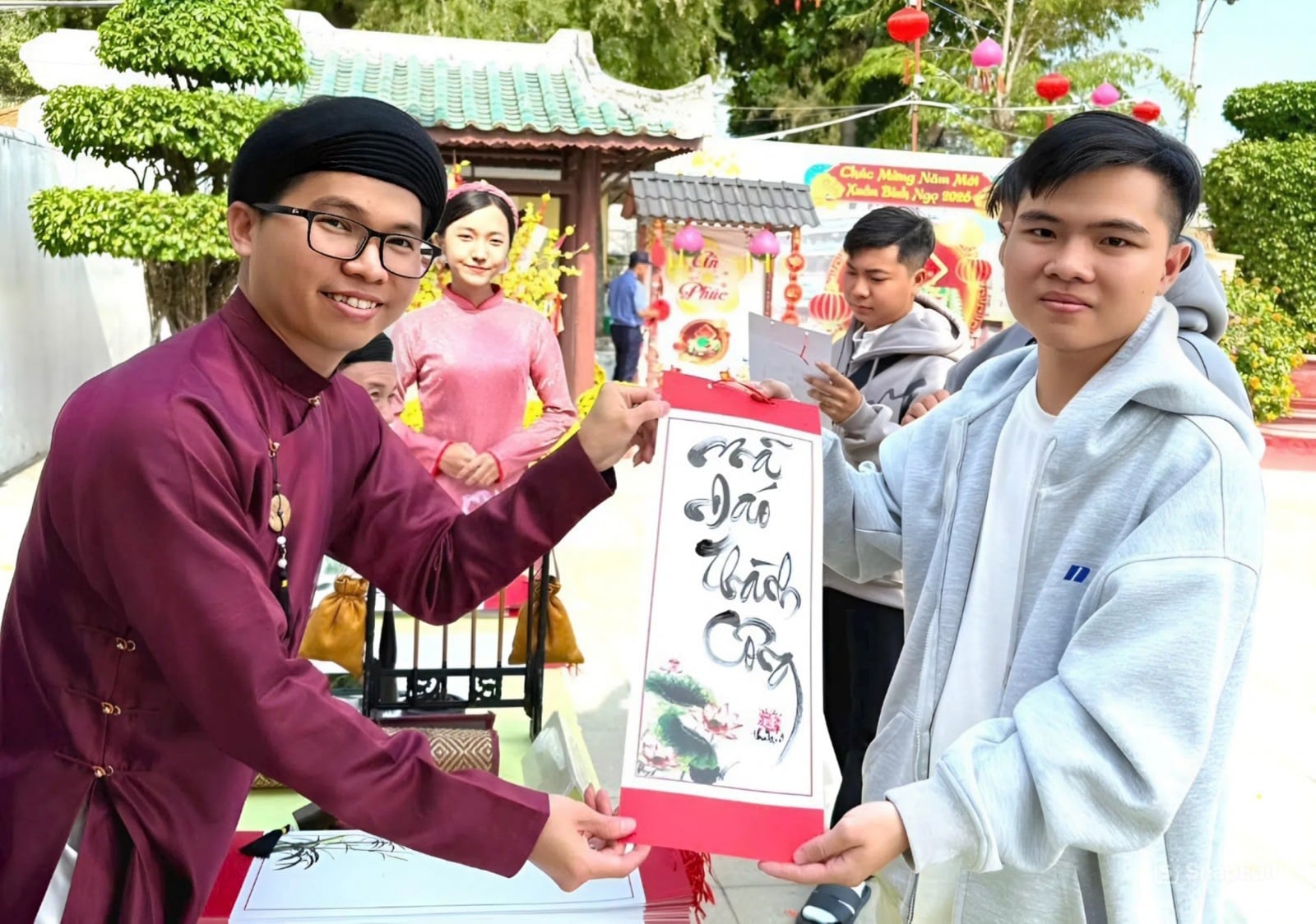 वसंत ऋतु की सुलेख