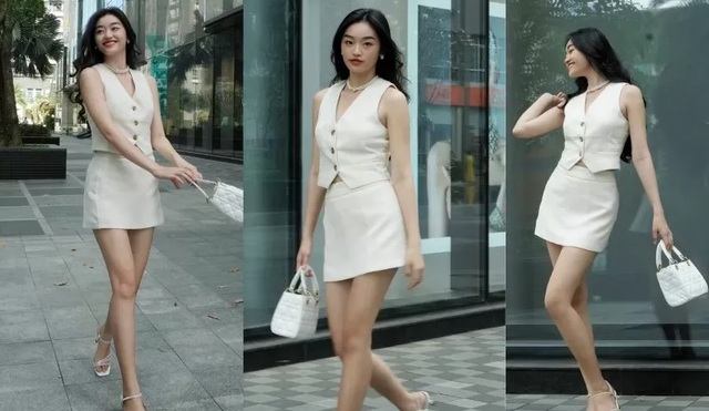 Impresionantes estilos de moda primaveral para hacer que el Año Nuevo Lunar sea aún más vibrante - Foto 5. Những mẫu Thời trang du Xuân ấn tượng cho ngày Tết thêm rực rỡ - Ảnh 5.