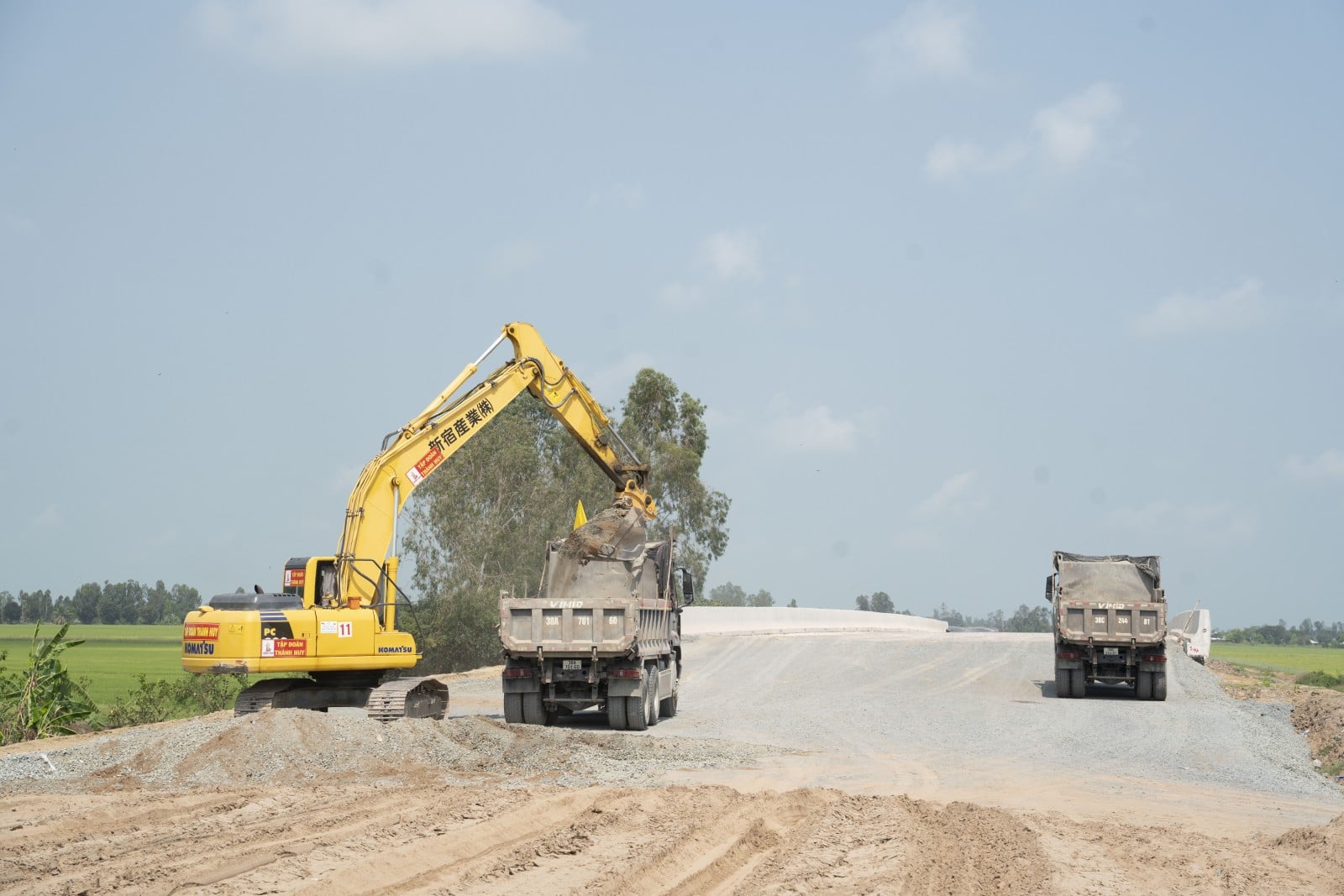 Nuovo slancio, nuova determinazione nel cantiere autostradale.