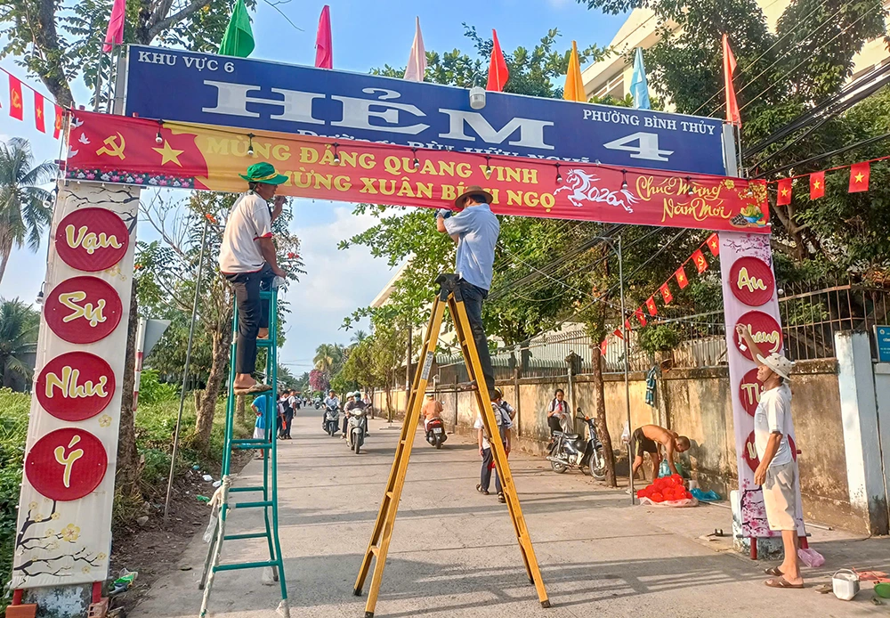Solidarietà nel vicolo 4, via Bui Huu Nghia