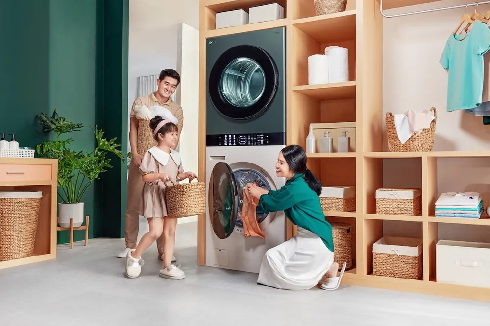 I prodotti LG sono presenti in molte famiglie in Vietnam.