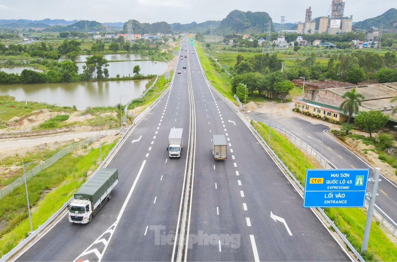 Tratto dell'autostrada Nord-Sud da Mai Son alla Strada Statale 45