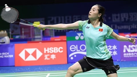 Thùy Linh accede ai quarti di finale del torneo di badminton Indonesia Masters 2026.