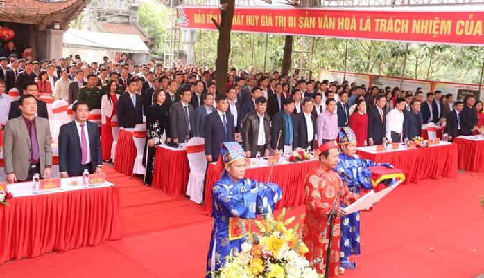 Lễ khai bút tại đền thờ Nhà giáo Chu Văn An- Ảnh 2.