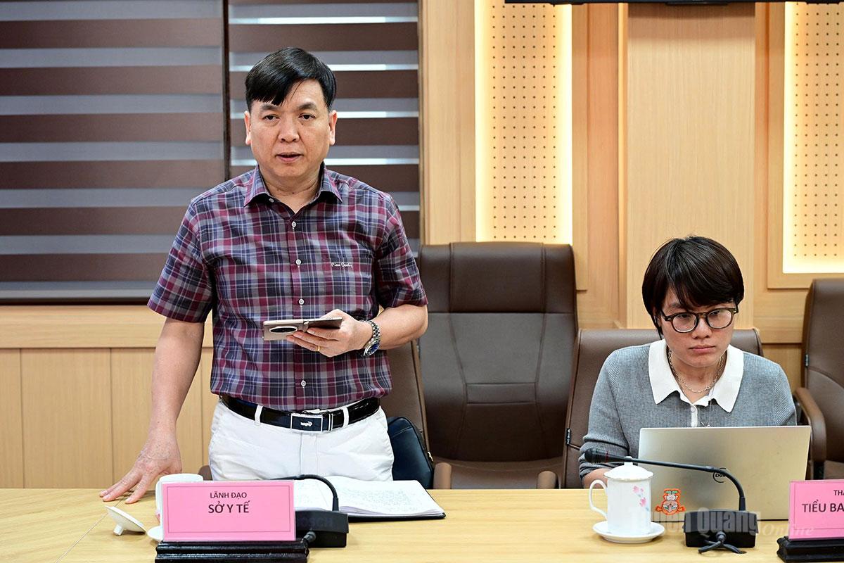 Health Department leaders discussed the matter at the meeting.