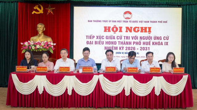 Bầu cử Quốc hội: Đại biểu TP.Huế ‘nắm chắc tâm tư nhân dân'- Ảnh 4.
