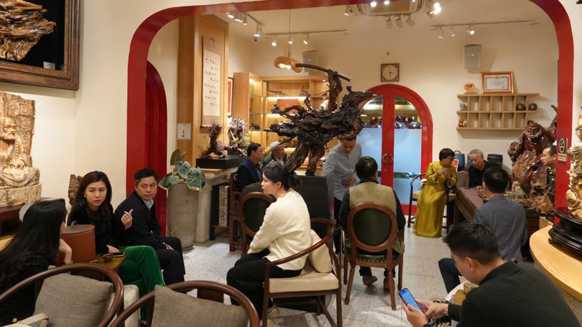 Không gian di sản văn hóa Hoàng Liên trà tại 13 Trần Phú, Hà Nội.