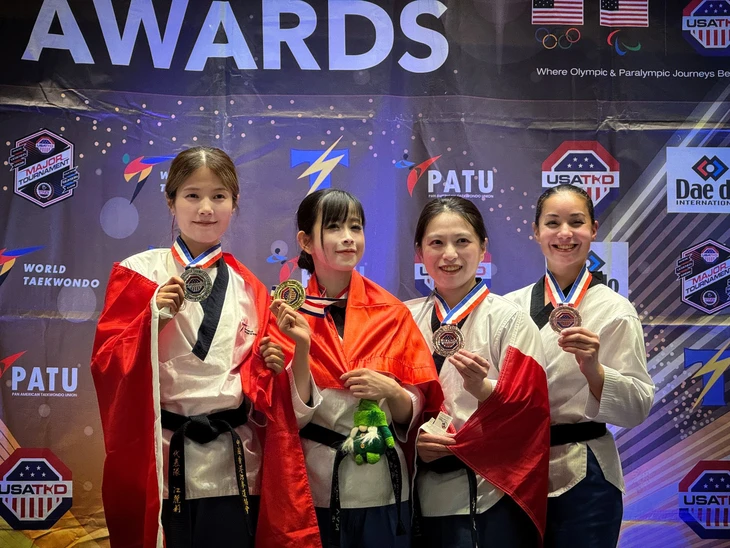 Chau Tuyet Van wins gold medal in taekwondo in the US - Photo 1.