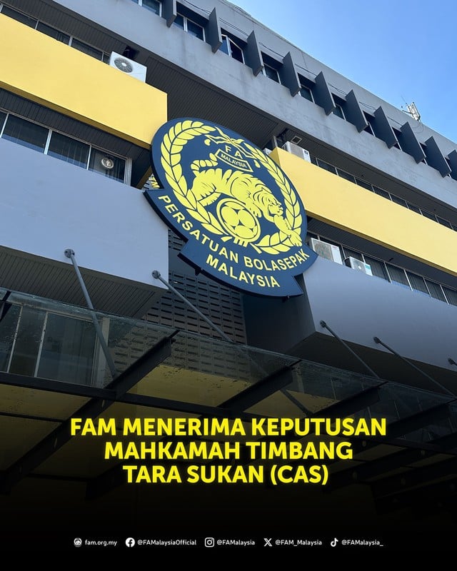 FAMは、AFCがマレーシア代表チームへの処分を発表した直後に記者会見を開く予定だ。これは来週初めになる可能性がある。