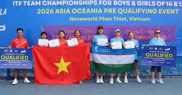 L'&eacute;quipe f&eacute;minine vietnamienne des moins de 14 ans a d&eacute;croch&eacute; sa place pour les qualifications finales des Championnats du monde juniors ITF.