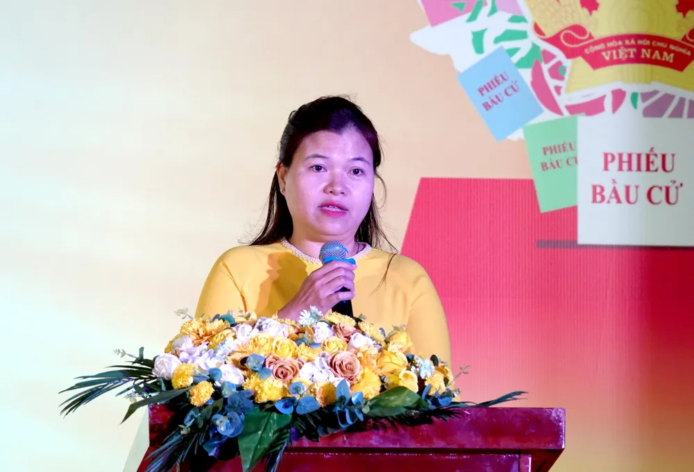 Nguyen Thi Kim Tram, wiceprzewodniczący Komitetu Ludowego.JPG