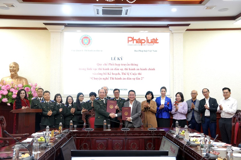 Lancio della seconda edizione del concorso Phát động Cuộc thi ‘Chuyện nghề Thi hành án dân sự’ lần thứ 2- Ảnh 2.