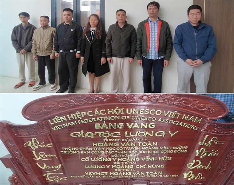 Le autorità hanno smantellato un'organizzazione criminale dedita alle frodi, che operava sotto le spoglie della clinica Triệt phá đường dây lừa đảo dưới danh nghĩa phòng khám 'Hoàng Minh Đường'- Ảnh 1.