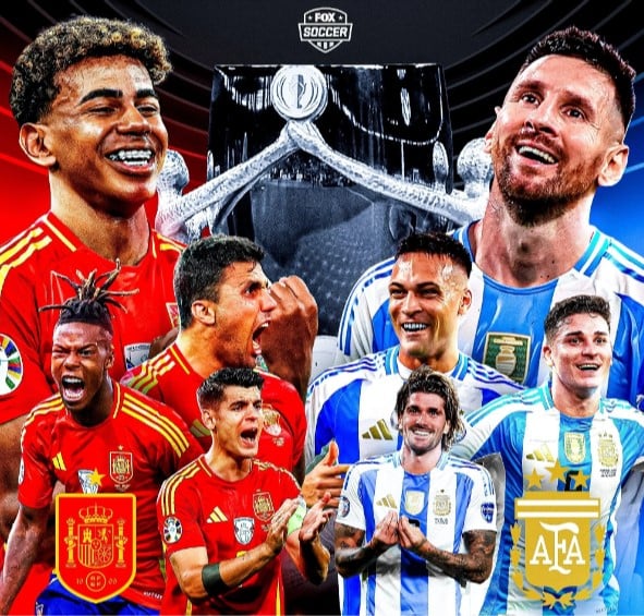 速報：スペイン対アルゼンチンの決勝戦が正式に中止となり、メッシは