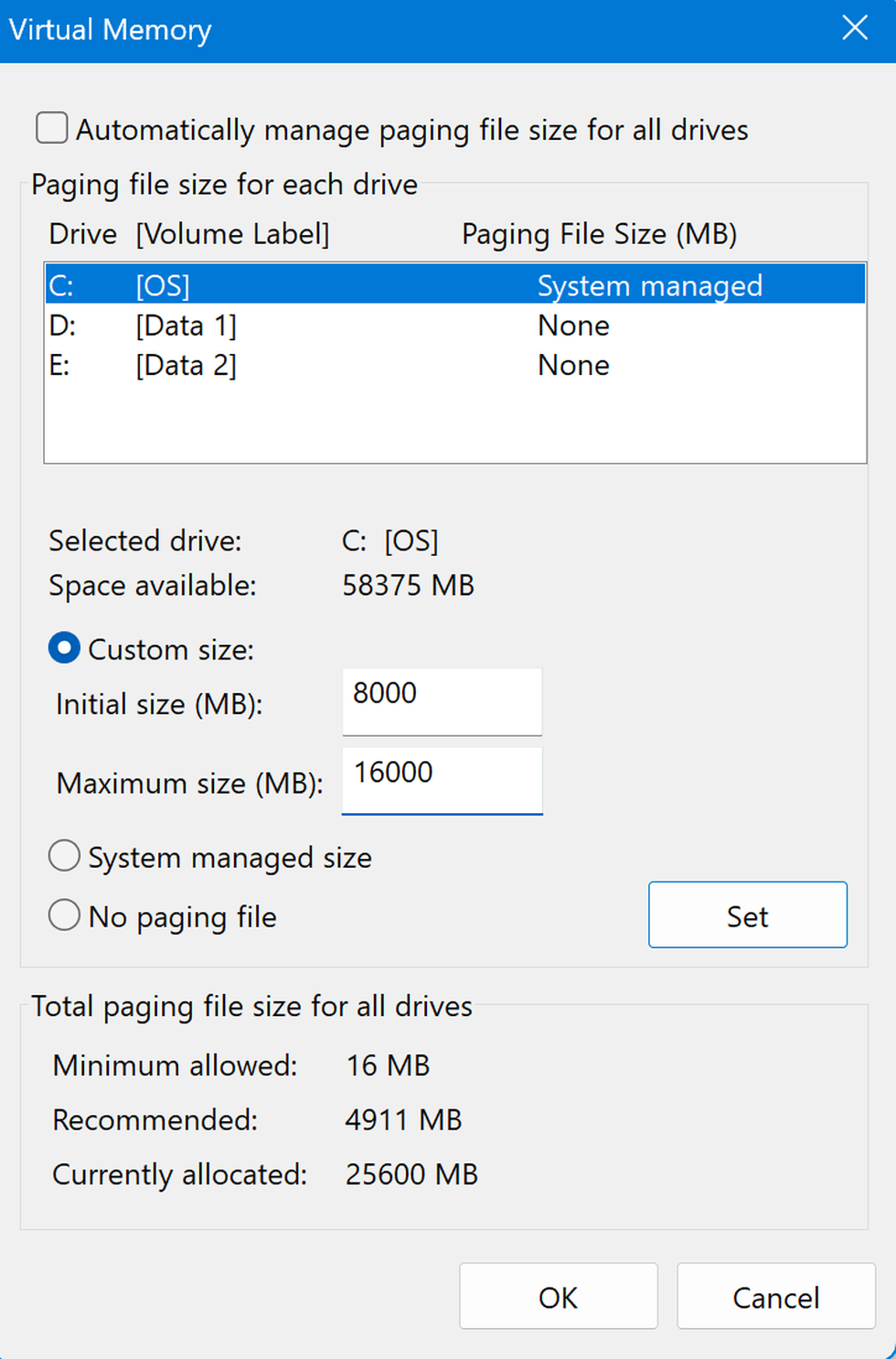 Jak skonfigurować pamięć wirtualną RAM, aby komputer z systemem Windows działał płynniej - 8
