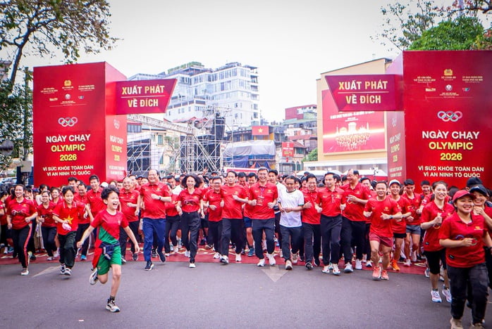 Tinh thần Ngày chạy Olympic tỏa sáng - Ảnh 1.