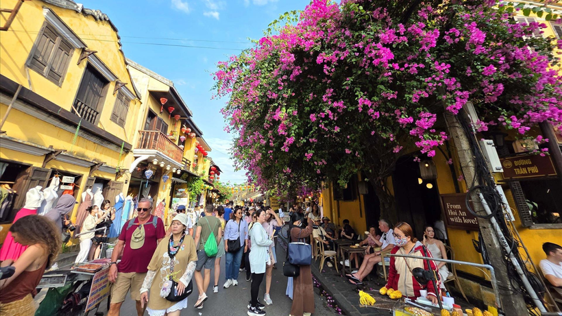 Un angolo vivace di Hoi An, una delle principali destinazioni turistiche internazionali del Vietnam. (Foto: VNA)
