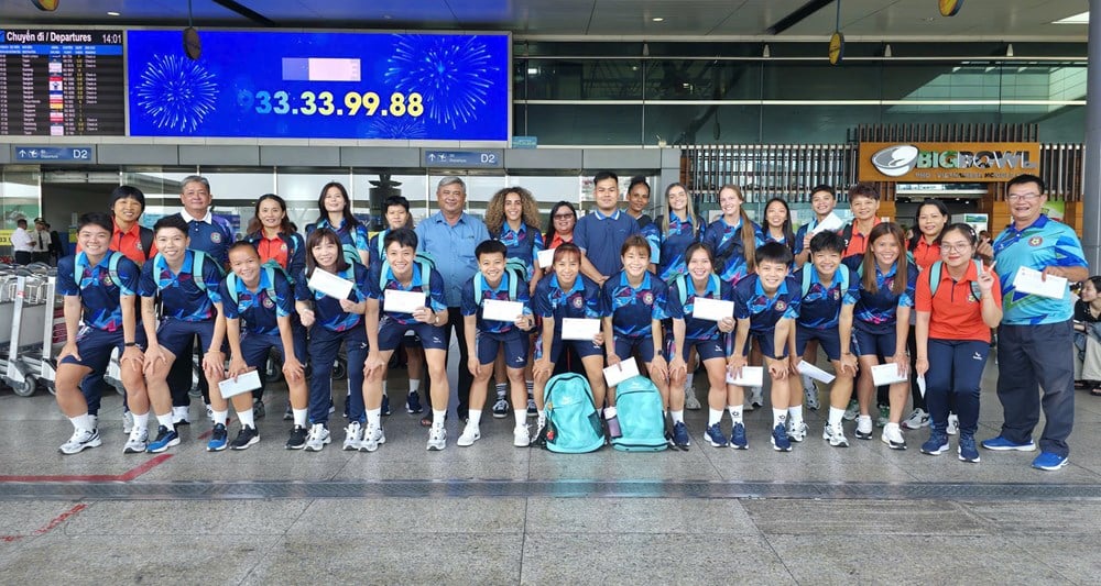 La squadra femminile di Ho Chi Minh City partecipa ai quarti di finale della 
